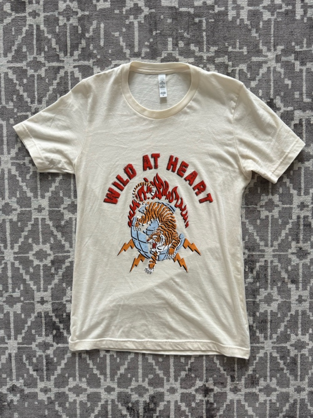 Wild at Heart Graphic Tee - Cream
